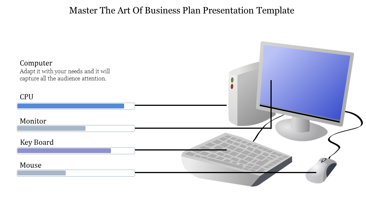 Free - Master The Art Of Business Plan-Presentation Template